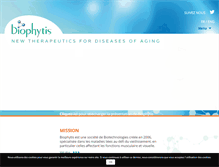 Tablet Screenshot of biophytis.com